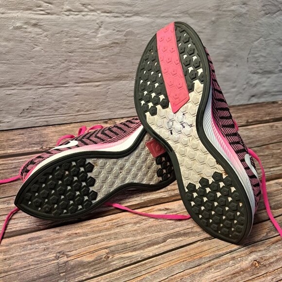 Nike Pegasus Turbo 2 hot pink and black Women's running shoes size 8 - Picture 9 of 9